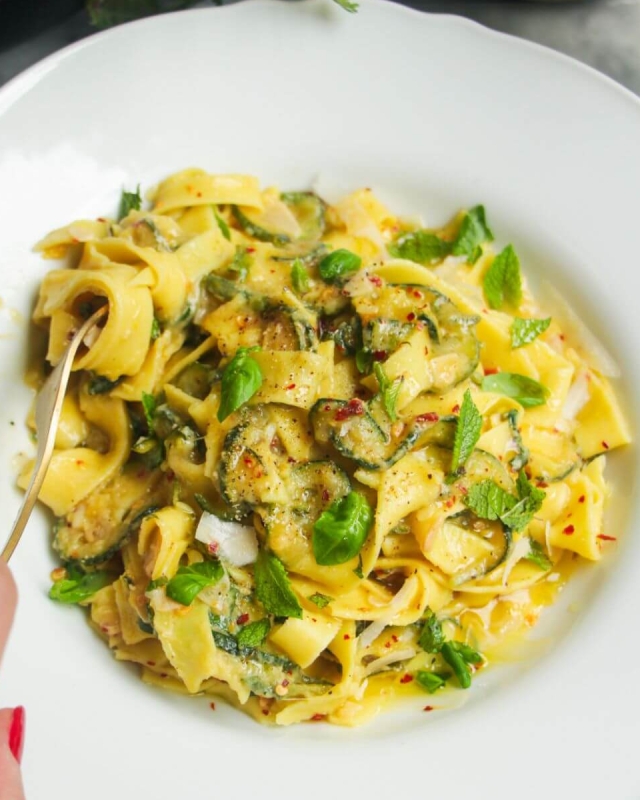 Courgette Linguine