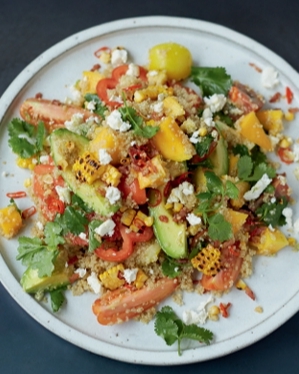 Grilled Corn and Quinoa Salad